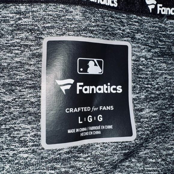 San Francisco 49ers Fanatics Large Heather Gray 1/4 Zip Pullover Jacket NFL - Picture 7 of 10